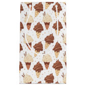 Petit Sac Cadeau soirée glace carrelée (Devant)