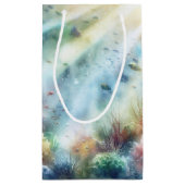 Petit Sac Cadeau Sous le Baby shower marin (Dos)