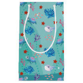 Petit Sac Cadeau Sous les créatures de la mer (Devant)