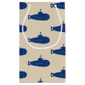 Petit Sac Cadeau Sous-marin bleu (Dos)