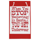 Petit Sac Cadeau Sous-vêtements père Noël (Dos)