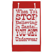 Petit Sac Cadeau Sous-vêtements père Noël (Devant)