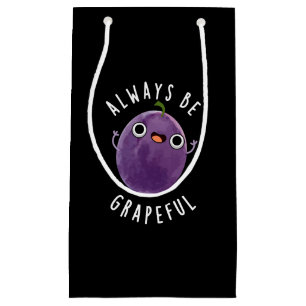 Petit Sac Cadeau Soyez toujours souriant jeu de pépins de raisin dr