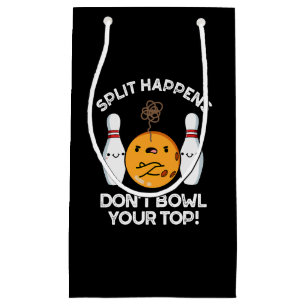 Petit Sac Cadeau Split Se Produit Drôle Bowling Pun