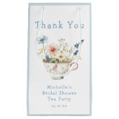 Petit Sac Cadeau Spring Floral Fête des mariées Tea Party (Devant)