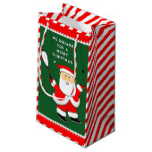 Petit Sac Cadeau Squash Sports Noël (Dos Angle)