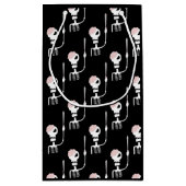 Petit Sac Cadeau Squelette d'Halloween avec épée (Dos)