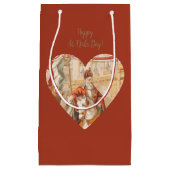 Petit Sac Cadeau St. Nicholas Hearts Sinterklaas St. Nick's Day (Devant)