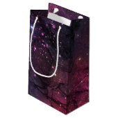 Petit Sac Cadeau Starry Stars Espace extra-atmosphérique Galaxy Mot (Dos Angle)