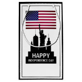 Petit Sac Cadeau Statue de la Liberté, Fête de l'Indépendance (Dos)