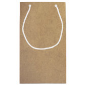 Petit Sac Cadeau Style papier Kraft Brown (Dos)