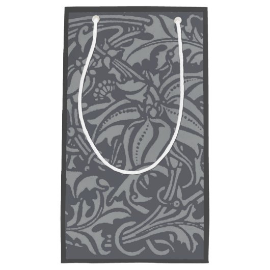 Petit Sac Cadeau Style Scottish Thistle Knot William Morris (Devant)