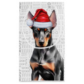 Petit Sac Cadeau Stylish and Funny Doberman Lover Christmas (Dos)