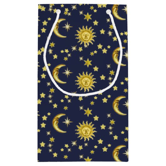 Petit Sac Cadeau Sun, lune et étoiles (Dos)