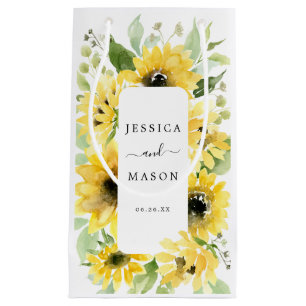 Petit Sac Cadeau Sunflower Garden Hotel Mariage Gift Bag