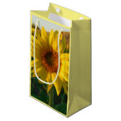 Petit Sac Cadeau Sunflower or (Devant Angle)