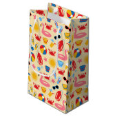 Petit Sac Cadeau Sur la plage (Dos Angle)