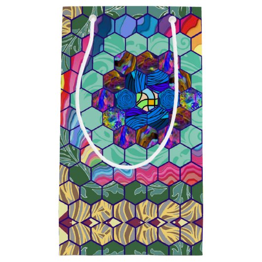 Petit Sac Cadeau Surface composée maison (Devant)