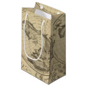 Petit Sac Cadeau Surface de terre du monde (Devant Angle)