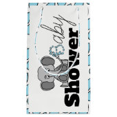 Petit Sac Cadeau Sweet Baby Elephant, Baby shower (Devant)