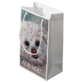 PETIT SAC CADEAU SWEET WHITE YORKIE (Dos Angle)