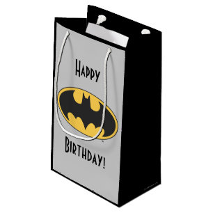 Petit Sac Cadeau Symbole Batman Logo Ovale