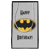 Petit Sac Cadeau Symbole Batman | Logo Ovale (Devant)