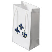 Petit Sac Cadeau Symbole de Fleur de Lis (Dos Angle)