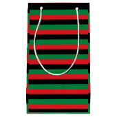 Petit Sac Cadeau Symbole drapeau panafricain et unia / Kwanzaa (Devant)
