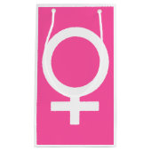 Petit Sac Cadeau Symbole rose brillant moderne de Vénus (Devant)