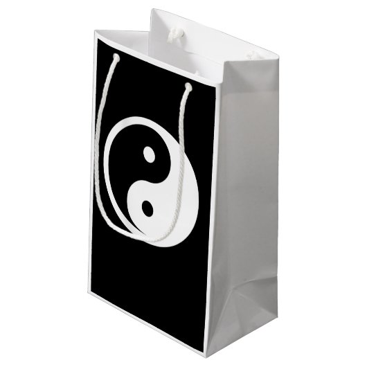 Petit Sac Cadeau Symbole Yin Yang - tatouage solide design 2 (Dos Angle)