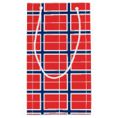 Petit Sac Cadeau Symboles du drapeau norvégien (Dos)