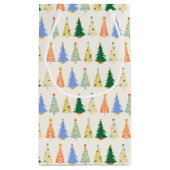 Petit Sac Cadeau Sympa sapin de Noël Rouge Vert Famille Personnalis (Dos)