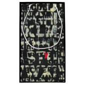 Petit Sac Cadeau Tableau alphabétique de Norman Wyatt (Dos)