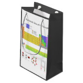 Petit Sac Cadeau Tableau scientifique périodique des éléments (Dos Angle)