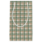Petit Sac Cadeau Tartan (Devant)
