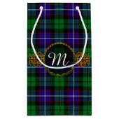 Petit Sac Cadeau Tartan de Mitchell de monogramme (Dos)