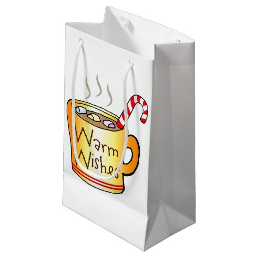 Petit Sac Cadeau Tasse de vacances d'acclamation (Devant Angle)