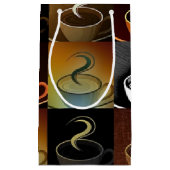 Petit Sac Cadeau Tasses à café (Devant)