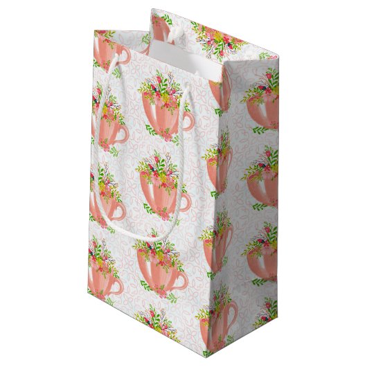 Petit Sac Cadeau Tasses de thé (Dos Angle)