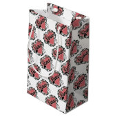 Petit Sac Cadeau tatouage de coeur de bunco (Dos Angle)