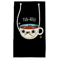 Tea Hee Funny Tea Cup Pun Dark BG