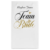 Petit Sac Cadeau Team Brids fête de mariage personnalisable (Dos)