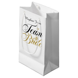 Petit Sac Cadeau Team Brids fête de mariage personnalisable