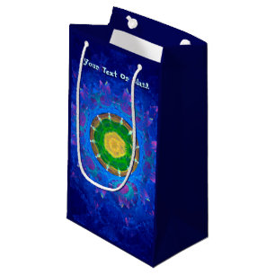 Petit Sac Cadeau Teinture à tarte bleu-vert
