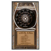 Petit Sac Cadeau Téléphone antique rotatif payant rude (Dos)