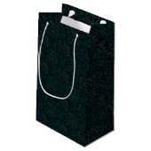 Petit Sac Cadeau Terrain Motif Vert 01bx4.Noir (Dos Angle)