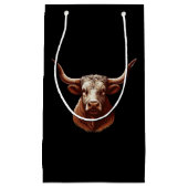 Petit Sac Cadeau Texas Longhorn (Devant)