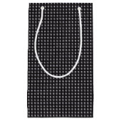 Petit Sac Cadeau Texture en acier cloutée (Devant)