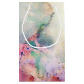 Petit Sac Cadeau Texture grunge abstraite avec la peinture (Dos)